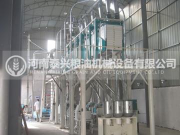 河南南陽40噸面粉機械設(shè)備安裝案例